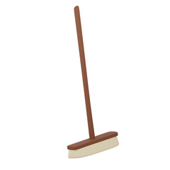 Broom 3d Icon Illustration