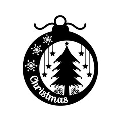 Fototapeta premium Christmas Ornament Design Winter Ornament Design