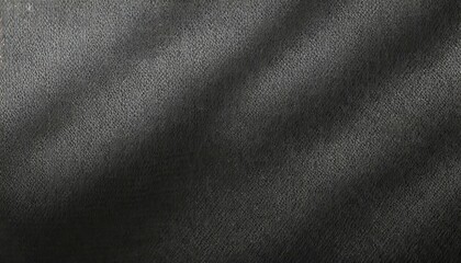 simple black background with fabric textile grey texture detail and polished gradient for elegant luxury background generated ai