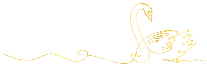 illustration of swan