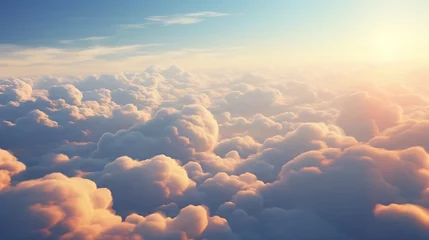Foto op Plexiglas Clouds moving rapidly across the sky © MuhammadInaam