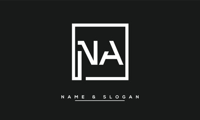 NA,  AN,  N,  A  Abstract  Letters  Logo  Monogram