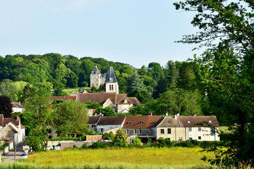 Villers en Arthies, France - june 16 2023 : countryside