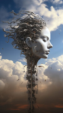 Silhouette of Synapse: Mental Machinery, Generative AI