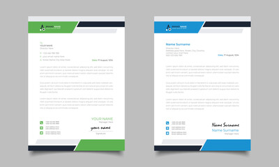 Professional And Modern Letterhead Design Business Letterhead Template Design
