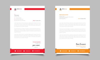 Professional And Modern Letterhead Design Business Letterhead Template Design