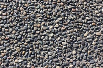 Small oval stones. Macro. Canada.