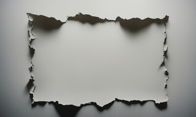 Obraz premium Ripped paper torn apart, textured background