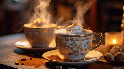 A warm cup of coffee