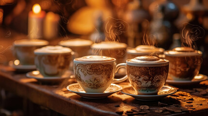 A warm cup of coffee