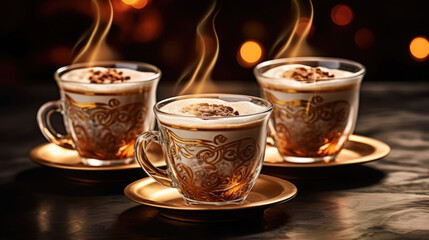 A warm cup of coffee