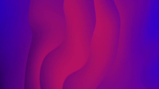 Colorful curve waves flowing abstract motion background.seamless looping animation.