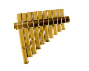 music instrument wooden pan flute - 685777523