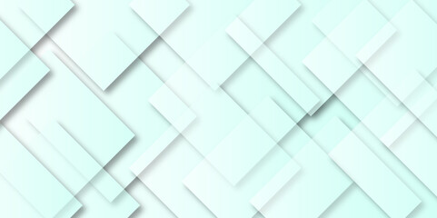 Obraz premium Abstract background of translucent rectangles in white and light blue colors.Abstract background with space for paper texture design Vector illustration. You can use for add, poster,banner, template.
