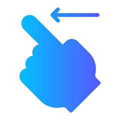 slide left gradient icon