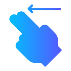 slide left gradient icon