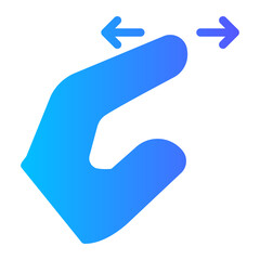 Spread gradient icon