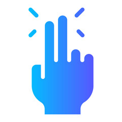 tap gradient icon