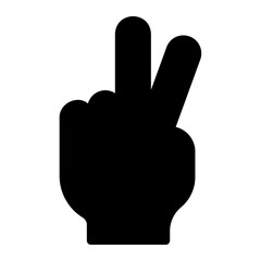 peace glyph icon