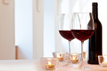 Rotwein Glas Gläser