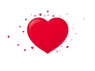 red heart background