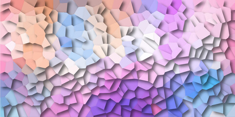 Abstract colorful  background with polygon or vector frame. Texture of geometric shapes With shadows and light.abstract mosaic pattern.colorful polygonal design pattern, which consist of triangles..