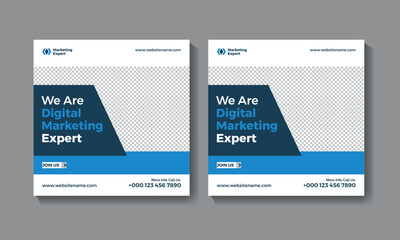 We Are Digital Marketing Expert Social Media Banner