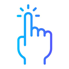 Fototapeta premium loading gradient icon