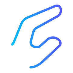 pinch gradient icon