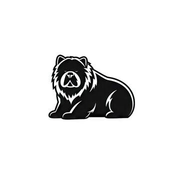 recommend clip art: Chow Chow Icon, Small Dog Black Silhouette, Puppy Pictogram, Pet Outline, Chihuahua Symbol Isolated