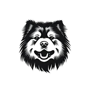 recommend clip art: Chow Chow Icon, Small Dog Black Silhouette, Puppy Pictogram, Pet Outline, Chihuahua Symbol Isolated