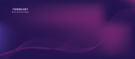 Abstract digital technology futuristic blue pink background.
