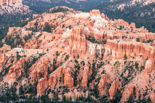 Bryce Canyon National Park, Utah, USA, incredibly colorful scenery, beautiful natural landscape. Concept, tourism, travel, landmark
