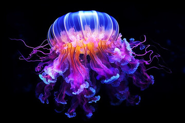 Jellyfish in the deep sea