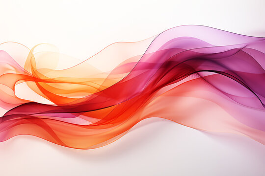 Abstract colorful smooth lines background © Inlovehem