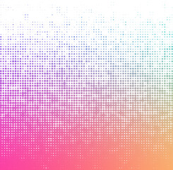 colorful halftone on black background