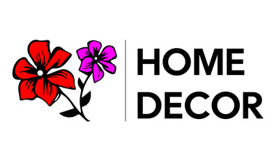 home decor simple and minimal logo