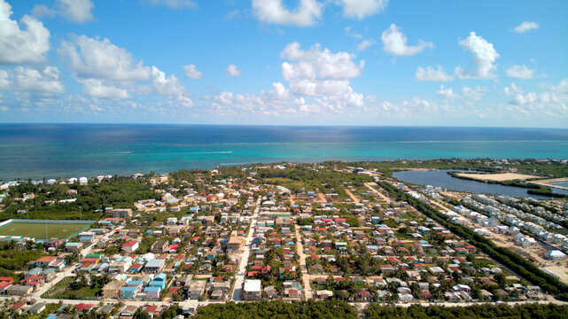 DFC village area in San Pedro Belize