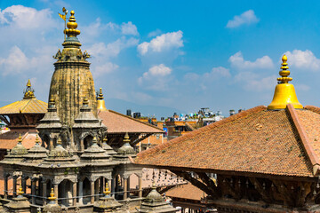 Krishna Temple and UNESCO Heritage site Patan Durbar Square in Lalitpur, Nepal