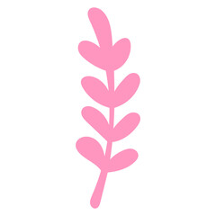 Fototapeta na wymiar pink leaves illustration