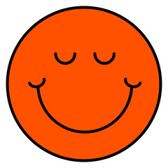 illustration of a smiling face