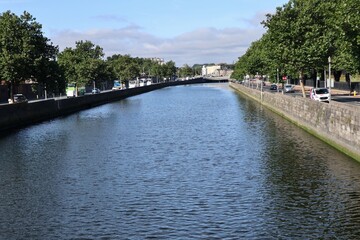 Dublino - Fiume liffey dal Ponte Rory O'More