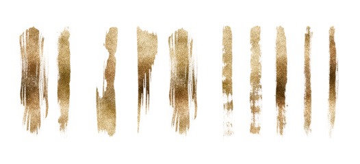 Thin watercolor strokes with metallic gold mixed with copper, with shimmer particles. Gold Brush Strokes clipart, Glitter Clipart, Gold Splash clipart, gold logo watercolor, gold brush clipart