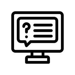 computer line icon