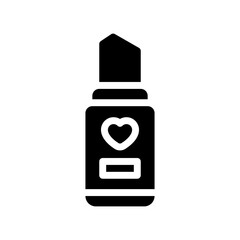lipstick glyph icon