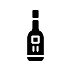 champagne glyph icon