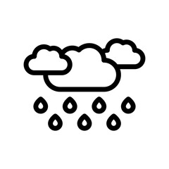 rain line icon