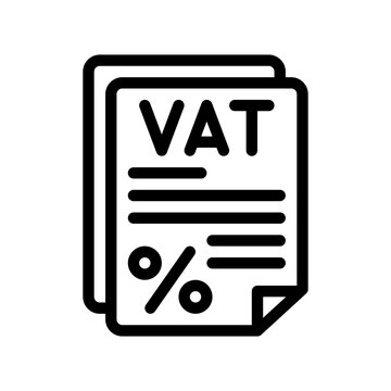 vat line icon