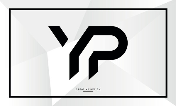 YP or PY Alphabet letters logo monogram