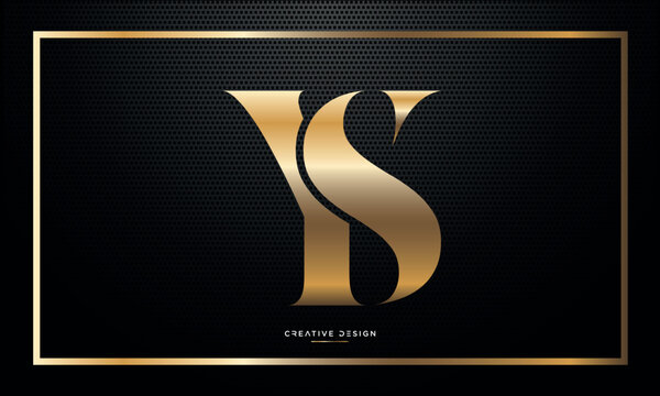 YS or Sy Alphabet letters logo monogram